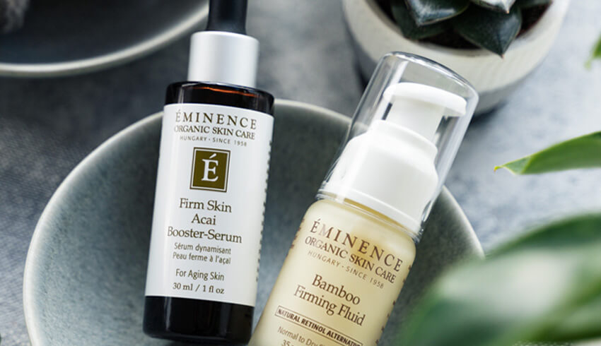 Eminence Organics firm skin acai booster serum